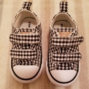 Toddler Girls Gingham Converse